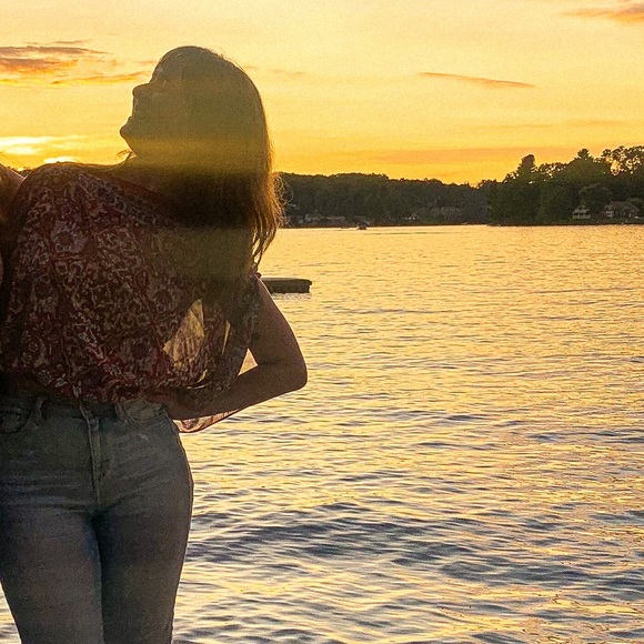 Max Studio Red Blouse - Picture 6 of 6